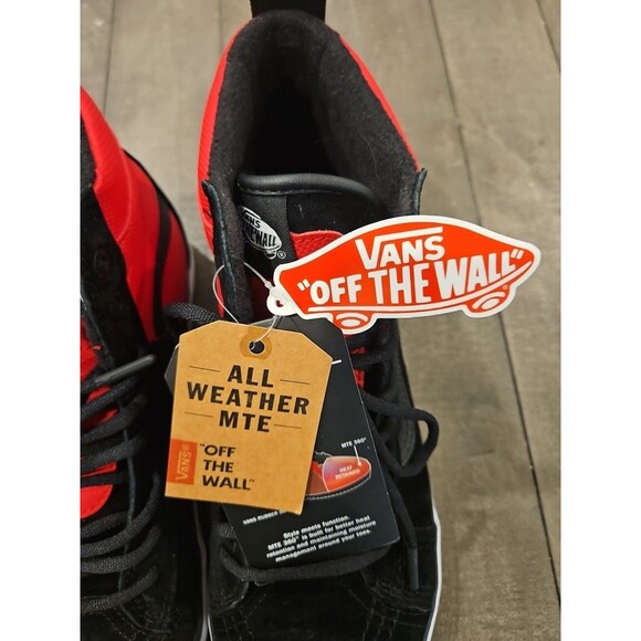 Vans x The North Face MTE 360 Sneakers All Weather Red Black NWT Size 12 main image 5